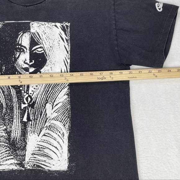 Death The Sandman Neil Gaiman Shirt Size Medium Single Stitch 90s DC Comic Book - Picture 8 of 13